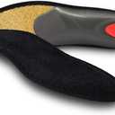 Pedag Viva Sneaker Warm Weather Orthotic with Semi Rigid Arch, Met and Heel Pad, Black, W6/EU 36