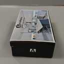 Asidrama 10 Pack Champagne Bronze and Matte Black Kitchen Cabinet Knobs Cabinet Hardware Zinc Knobs for Dresser Drawers (Single Hole Knob)