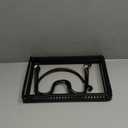 Pots and Pans Organizer Rack for Under Cabinet Expandable Pot Lid holders inside Organizer 10 Adjustable Divider Pan organizer 11.81''-22.85'' Pan lid organizer for cabinet Organizer for Bakeware (black)