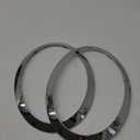RLB-HILON Headlight Trim Ring Compatible with MINI Cooper F55 F56 F57 2014 2015 2016 2017 2018 2019 2020 2021 Year, 1Pair Chrome Headlight Bezel for Driver and Passenger Side