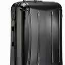 Amazon Basics 30-Inch Hardside Checked Luggage With TSA Lock, Hardshell Suitcase With Wheels, Expandable For Up to 12.5% More Space, With Scratch-Resistant Surface, 8 Multi-directional Wheels, Black