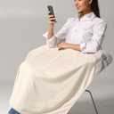 Radia Smart 5G Blocking, EMF Protection Baby Blanket, Pregnancy Belly Shielding, 100% Organic Cotton Outerlayer, Large 43 x 35