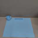 iArtker Silicone Painting Mat with Stand, Craft Art Mat with Cup and Lid, Non Stick Silicone Sheet for Resin, DIY, Clay, Play Doh, Blue