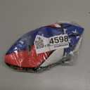 KUYOTQ Kids Youth Size 4 Basketball 25.5" Rubber Small Durable High-Bounce Fashion Flag Toddler Basketball for Boys Girls Gifts (Deflated)