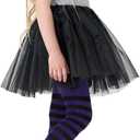 4 x Century Star Baby Tights Toddler For Girls Solid Knit Socks Soft Cotton Infant Leggings Warm Stockings Newborn Pants (Purple)