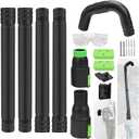 Gutter Cleaning Attachment Replaces AGC1000 Cleaning Kit & Mounting Bracket Kit for EGO 530CFM 580CFM 575CFM 650CFM 615CFM LBX6000, W/Battery Holders - Easily Clear Leaves And Debris From Gutters