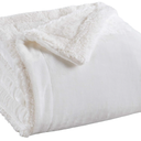 DI MV Velvet REV TO Sherpa Blanket F/Q-White