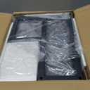 Step Stools for Adults Kids, Heavy Duty Stepping Stools Wooden Bed Step Stools for High Beds, Non-Slip 2 Bedside Foot Stool with 500 Lbs Capacity for Bedroom Kitchen Bathroom Outside, Easy Assembly (Thickness: 1 INCH, Black)