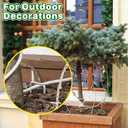 TiTifield 4 Inch 180 Pack Landscape Staples Galvanized Garden Stakes Anti-Rust Landscape Pins for Weed Barrier Fabric, Artificial Turf and Landscape Fabric