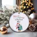 Ceramic Christmas Tree Decoration for a Niece - Holiday Ornament - Gift from Uncle/Auntie