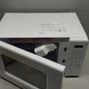 COMFEE CMO-C20M1WH Retro Microwave with 11 power levels, Fast Multi-stage Cooking, Turntable Reset Function Kitchen Timer, Speedy Cooking Weight/Time Defrost, Memory function, Children Lock, 700W (Modern White)