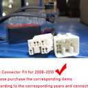 Motorcycle LED Saddlebag Tail Light Running Brake Sequential Turn Signal Lamp Fit for Harley Touring Street Gilde Road King Road Gilde Electra Glide Ultra Limited 2008-2013