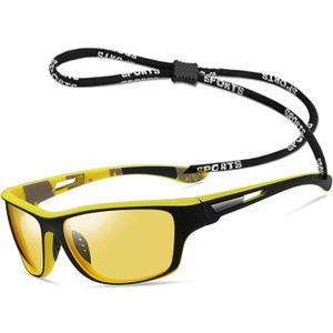 willochra Sports Polarized Night Vision Reading Sunglasses For Men Women Full Lens Magnification Sunglass Readers F27 (black, 1.25, x)