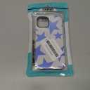 for iPhone 14/13 Case for Women Girl Men Boy, Compatible with MagSafe, Shockproof Soft Silicone & Hard PC Shell Protective Case for iPhone 14/13 - Light Blue Stars