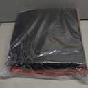 Kesfitt Christmas Ornament Storage Box with 8 Trays,Christmas Storage Container with Dividers Fits 128 Holiday Ornaments Decorations,Double Zipper,Large Xmas Organizer with Pockets(Black)