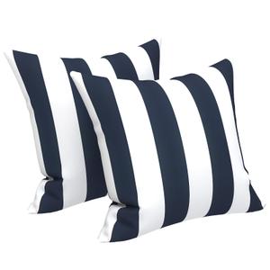 LVTXIII Outdoor Throw Pillow Covers 20 x 20 Inch, Covers ONLY Modern Cute Pattern Decorative Square Toss Pillow Case Pack of 2 for Home Patio Garden Sofa Bed Furniture, A Pebble Blue