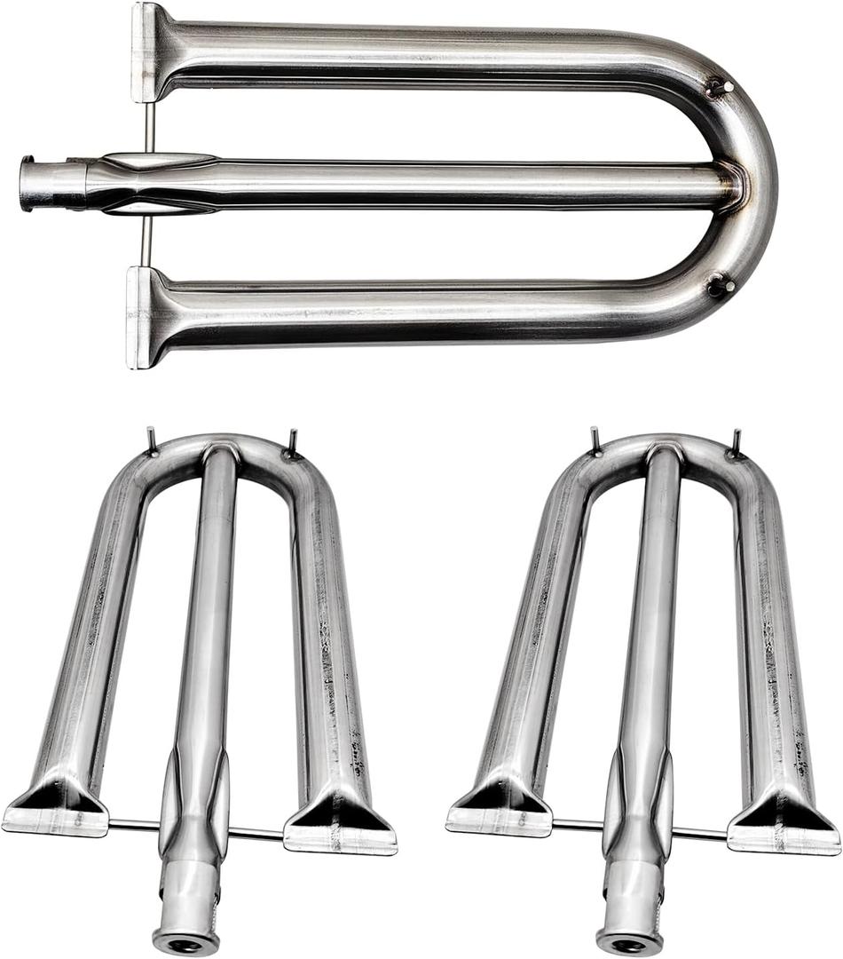S1246C (3-Pack) 14.5" x 6.25" Stainless Steel Burner Replacement for American Outdoor Grill 24NB, 24NG, 24NP, 24PC, 30NB, 30PC, 36NB, 36PC