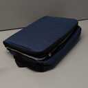 23L Extra Large Expandable Insulated Cooler Lunch Box for Men Double Deck Leakproof Heavy Duty Lunch Bag with 4 Ice Packs&2 Snack Bags for Adult/Construction/Women/Work/Picnic/Camping - Blue