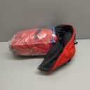 FUAMEY Full Body Dog Coat,Warm Dog Fleece Jackets with Harness Built in Windproof Dogs Snowsuit Zip up Pet Four Legged Pets Jumpsuit Winter Outfit Cold Weather Coats for Extra Large Dogs Red XXL