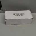FEVERSOLE Girls Cute Dress Mary Jane Shoes Soft Party Holiday Ballet Flats, Size 3.5