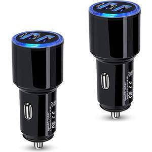 2.4AMP Rapid Charge Car Charger 2Pcs