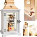 Gift for Wife, Best Mother's Day Valentines Day Anniversary Birthday Gifts Lantern for Wife Christmas 6.3"L x 6.3"W x 12.6"H