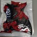 4pcs Bat Wing Hair Clips Halloween Bow Small Claw Clips Cute Devil Wing Designs Hair Accessories Halloween Red Bow Headdress Gothic Style Hair Accessories for Hairstyles