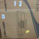 FIREGAS 24 inch Range Hood, 300CFM Ducted/Ductless Convertible Under Cabinet Range Hood in White Painted Stainless Steel with 2 watt LED Light and Filter, 2 fan speeds,hassle-free installation