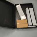 VEVOR Utility Service Cart, 2 Shelf 550LBS Heavy Duty Plastic Rolling Utility Cart with 360 Swivel Wheels (2 with Brakes), Large Lipped Shelf, Ergonomic Storage Handle for Warehouse/Garage/Cleaning