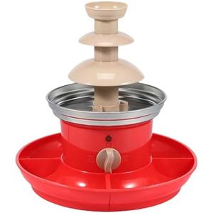 Amazon.com: Abizarch Electric Chocolate Fountain with Removal Serving Tray 3 Layer Chocolate Fountain Machine Stainless Steel Chocolate Fondue Fountain Fun Chocolate Melting Fountain 17oz Capacity for Fruits Part : Home & Kitchen