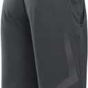 NORTHYARD Men's 10" Athletic Basketball Shorts with Zipper Pockets Quick Dry Lightweight Running Workout Gym Tennis Shorts (Large, Dark Grey)