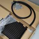Low Pressure Drop Transmission Oil Cooler LPD47391 40K Trans Cooler Compatible with Heavy Duty 40,000 GVW Max including Mounting Hardware, Towing Applications and Advanced Cooling Protection 47391