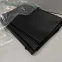 Plastic Extra Capacity Legal Size Hanging File Folders, 2" Expanding Pocket, Heavy Duty for Filing Cabinet, Insertable 1/5-Cut Tabs - 12 Pack (Black)