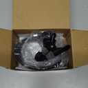 10X Magnifying Glass with Light, Clip on Mganifier with Light, 48 LED Desk Magnifying Glass wtih Clamp, 3 Modes Dimmable Magnifying LED Lamps for Bed Work Crafts DIY Repair (Black)