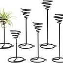 AHANDMAKER 6 Packs Airplant Planter Holder, 3 Sizes Air Plant Container Tillandsia Holder for Displaying Small Air Plant, Home Office Desktop Decoration
