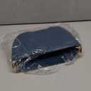 Hanging Folding Mini Trash Can for Kitchen Cabinet Door, Small Collapsible Garbage Bin Under Sink,Wall Mounted Folding Waste Bin- Mini Garbage Container for Cabinet/Bedroom/Bathroom 3L (Blue Yellow)