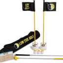 Low Tide Golf Set - America's Best Outdoor Beach Putting Game - Mini Golf on The Beach - Durable, Convenient, and Weatherproof - 2 Putters, 2 LTG Regulation Cups, Flags, Travel Bag, 6 Golf Balls