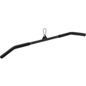 SERTT 39.37 Inch LAT Pulldown Bar Attachment for Pulley Cable Machine, Curl Tricep Press Down Bar with Rubber Handle, LAT Pull Down Bar Accessories for Gym, Strength Workout, Muscle Building (Black)