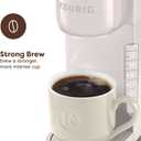 Keurig K-Express Single Serve K-Cup Pod Coffee Maker, 3 Brew Sizes, Strong Button Feature, 42oz Removable Reservoir, Warm Stone