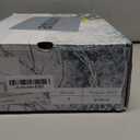 FISACE Womens Pointed Toe Stacked Mid Heel Ankle Boots V Cut Back Zipper Faux Leather Booties 7