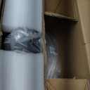 LEDIARY 22in Enclosed Ceiling Fans with Lighst and Remote, Black Modern Bladeless Ceiling Fan with Bright Light, Led Flush Mount Ceiling Fan for Bedroom, Living Room, Kid Room(6 Speeds, 3000-6000K)