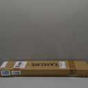 EaseLife 24" Bi-Folding Sliding Barn Door Hardware Track Kit for Closet,Side Mount,Heavy Duty,Slide Smoothly Quietly,Easy Install,Black,No Door (Track Length 28" for Double 12" Wide Door)