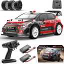 MJX Hyper GO 14303 1/14 Citroen C3 Fast RC Cars for Adults, Max 40mph Brushless RC Drift Car with Gyro, 4WD RTR High Speed RC Rally Car, 2 of 2000 mAh Drifting RC Remote Control Car for Adult