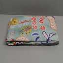 Cupocupa Duvet Cover Twin Size Set Boho Floral Botanical 2 Pieces XL Size Lightweight Duvet Cover Set with Zipper Closure, 4 Ties Reversible Chic Garden Aesthetic Bedding (Green Ct)