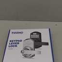 Veise Keyless Entry Door Lock with 2 Knobs, Electronic Backlit Keypad Deadbolt with Handle Set, Auto Lock, One-time Codes, Smart Deadbolt for Front Door, Easy Installation, Satin Nickel