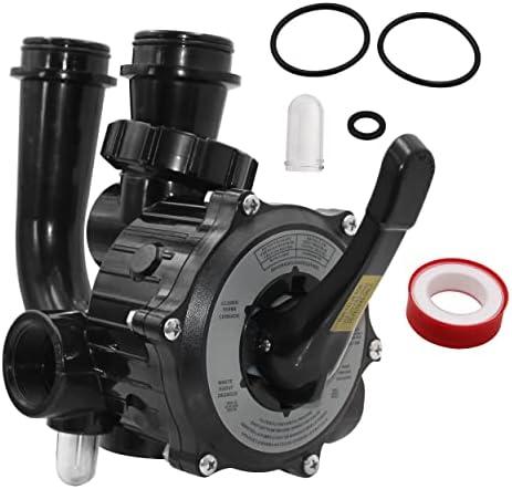 RDIYIN SP0710XR50 Backwash Valve Coupling Compatible with Hayward Pro-Series Vari-Flo，Black