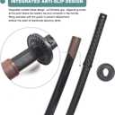 BJDJ Katana Sword - High Toughness Polypropylene Blade, Performing & Training, Includes Scabbard for Aikido