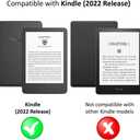 Clear Screen Protector (2 Pack), for Amazon Kindle (2022 & 2024 releases)