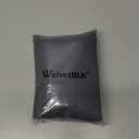 Valance Curtains 18 Inch Length 1 Piece, Soft Airy Faux Linen Solid Small Window Curtains for Bathroom Basement, Modern Rod Pocket Design, 1 Pcs, Dark Grey, Each 60Wx18L Inch