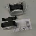 TAILI Patented Strong Suction Cup Hook, 304 Stainless Steel Bathroom Suction Cup Holder for Towel, Loofah, Bathrobe, Damage-Free Hanging Shower Wall Hook, Double-Hook Widening Design, 2 Pack, Black